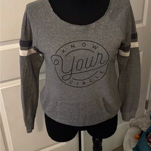 Gray Graphic Sweatshirt